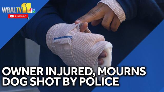 Man mourns dog fatally shot by Baltimore police