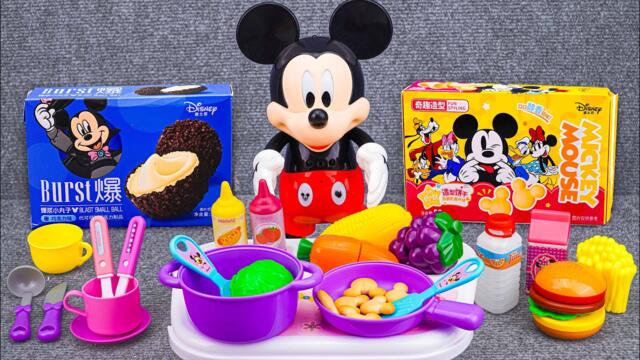 Satisfying with Unboxing Disney Junior Mickey Mouse Ultimate Kitchen Playset | Review Toys ASMR