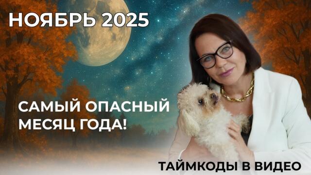 Ноябрь 2025: Ретроградный Меркурий, полнолуние и испытания любви
