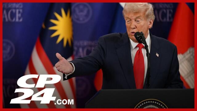 Prime Minister Mark Carney, President Donald Trump both in Asia seeking trade negotiations