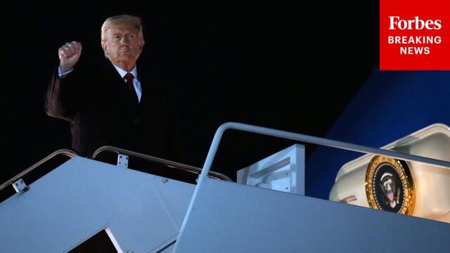 BREAKING NEWS: President Trump Boards Air Force One At JBA En Route To Asia