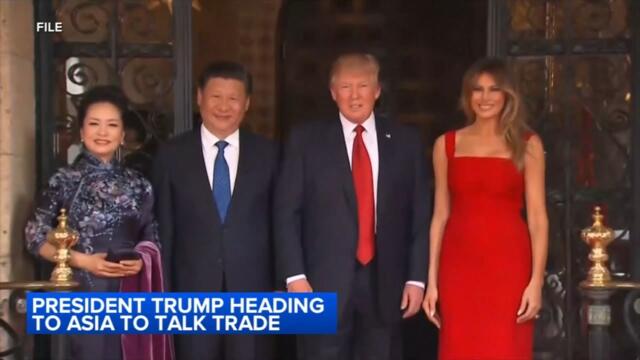 President Trump heading to Asia to talk trade