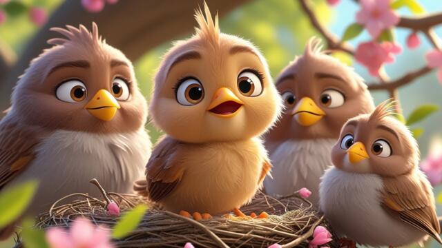 Чурулик Чикчирик - Аз врабченцето съм Чик | Весела детска песничка