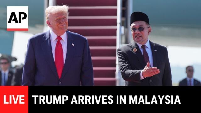 LIVE: Trump arrives in Malaysia to begin his Asia visit
