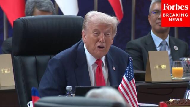 President Trump Delivers Remarks At 2025 ASEAN Summit In Malaysia After Signing Peace Agreement