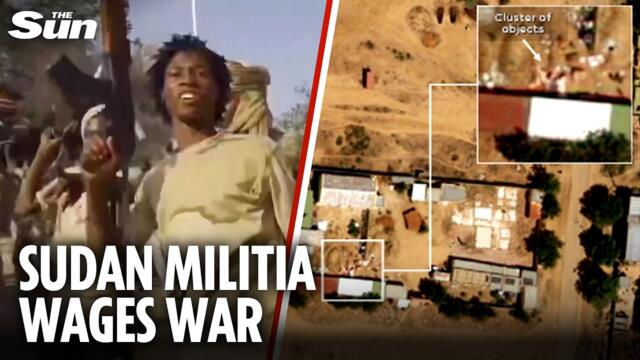 Piles of bodies seen from SPACE as Sudan's militia massacre thousands