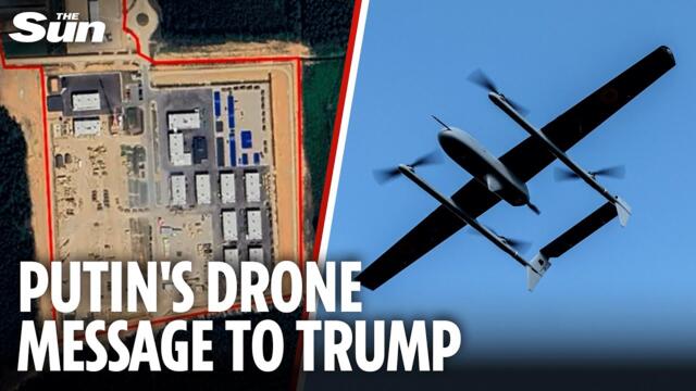 Putin tries to show he's still 'in control' as he flies drone over US barracks in Estonia