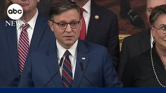 Speaker Mike Johnson says he doesn't 'see the path' for President Trump to seek a third term