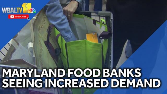 Maryland food banks see increased demand amid shutdown