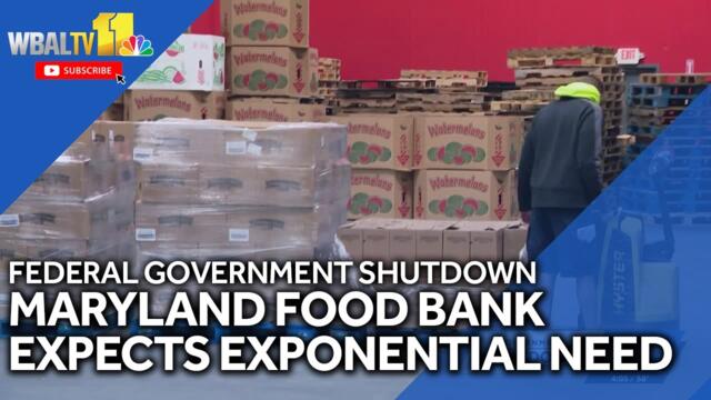 Maryland Food Bank expects greater demand from SNAP cuts