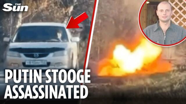 Putin's commander TAKEN OUT in car bombing by Ukraine retaliation strike