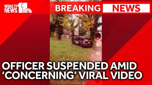BPD suspends officer amid 'concerning actions' in viral video