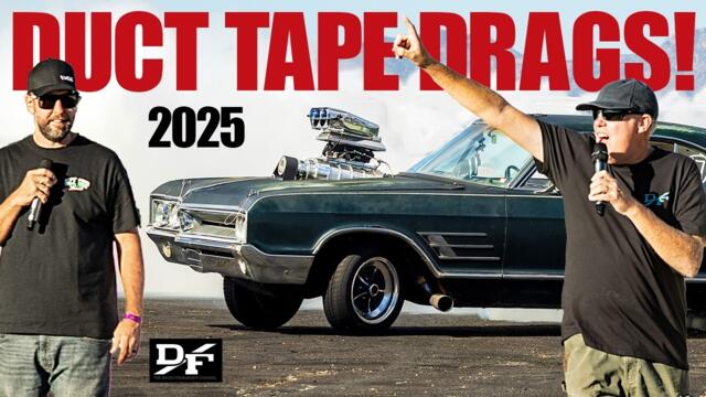 The Official Video: 2025 DUCT TAPE DRAGS and VICE GRIP GARAGE BURNOUT PIT!