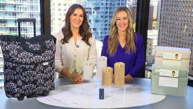 Inside Deals: Carry-On Luggage, Flameless Candles, Sheet Set