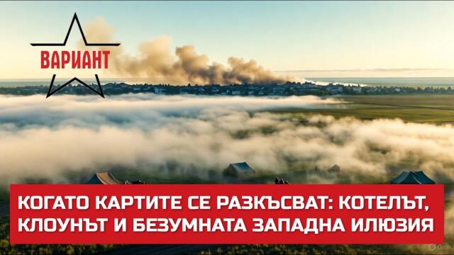 КОГАТО КАРТИТЕ СЕ РАЗКЪСВАТ: КОТЕЛЪТ, КЛОУНЪТ И БЕЗУМНАТА ЗАПАДНА ИЛЮЗИЯ,  Вариант #682