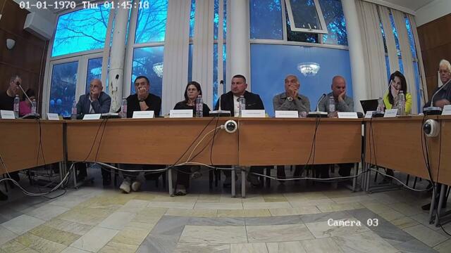 Видеозаписи от 43-то извънредно заседание на Общински съвет – Твърдица, 30.10.2025 г. - камера 3