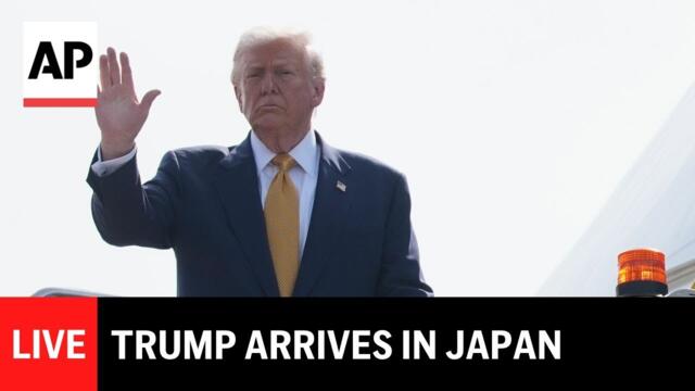 LIVE: Trump arrives in Japan for second leg of Asia visit