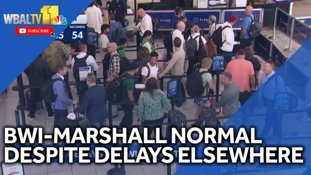 BWI-Marshall normal as other airports see disruptions