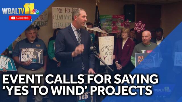 Officials hold event, call for saying 'Yes to Wind'