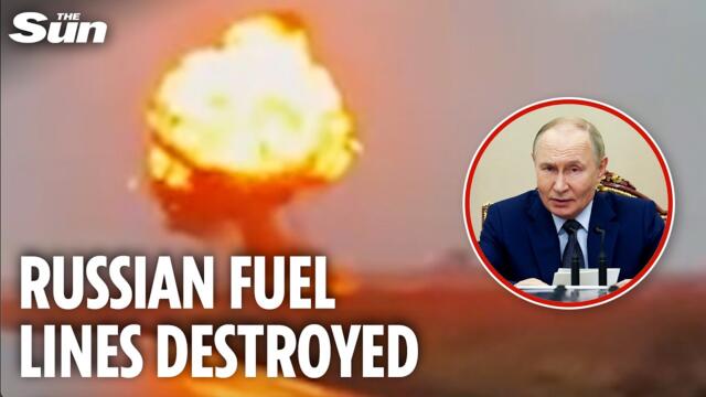 Ukraine disables THREE oil pipelines in Russia VITAL for supplying Putin's troops