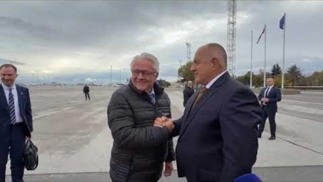 Бойко Борисов посрещна в София главния изпълнителен директор на „Райнметал“ Армин Папергер