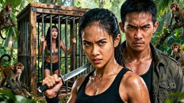 【FULL MOVIE】不起眼的遊客竟是特種兵王！勇闖食人部落，只為救出被綁人質！#movie #反转 #逆袭