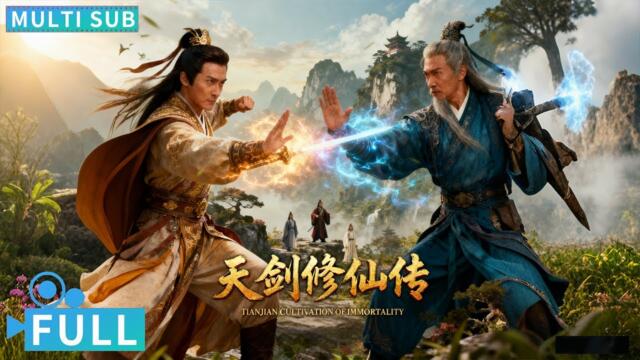 【Multi Sub】《天剑修仙传 / Heavenly Sword Biography》陈浩民带队热血降魔师徒对抗大战燃爆表 十级狮吼功战雄狮除妖魔丨#电影 #腾讯视频 #玄幻电影