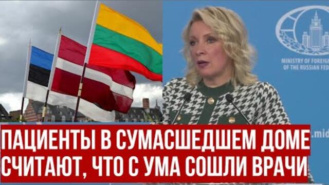 "Пациенты в сумасшедшем доме считают, что с ума сошли врачи": Захарова ответила странам Балтии