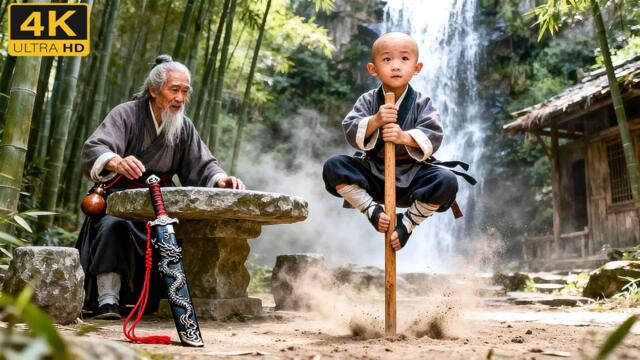 【爆燃武俠電影】達摩祖師強行傳功，7歲少年獲得少林神功，羅漢拳打遍天下無敵手！ #movie #中國電視劇 #武俠