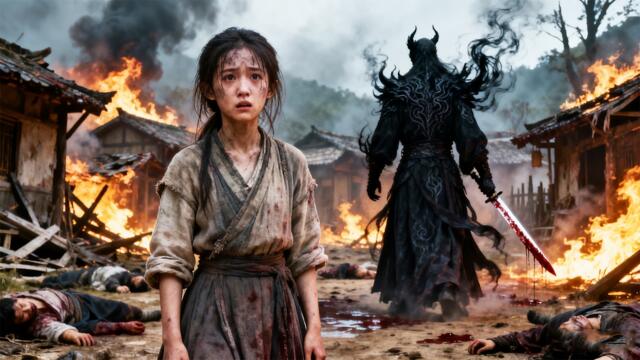 柔弱少女慘遭魔尊屠村，十年後修煉成仙，報仇雪恨！🔥 #kungfu ⚔️#功夫#武俠#武俠逆襲#玄幻#打臉#逆襲