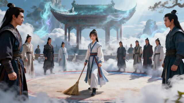 Fantasy kung fu film:Everyone mocked the maid for having no genius,unaware she was a hidden master!