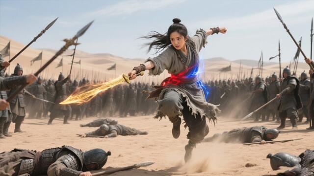 🔥驚天逆襲！柔弱少女竟是功夫高手，一己之力擊退十萬大軍，一戰成名！⚔️ 功夫 MMA | Kung Fu🔥