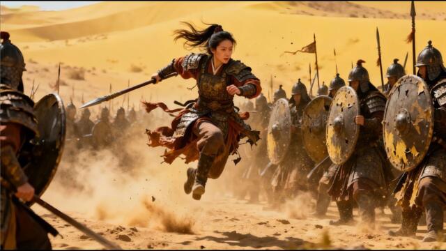 War film! Mulan fights alone, unparalleled kung fu breaking through enemy lines and escaping ambush!