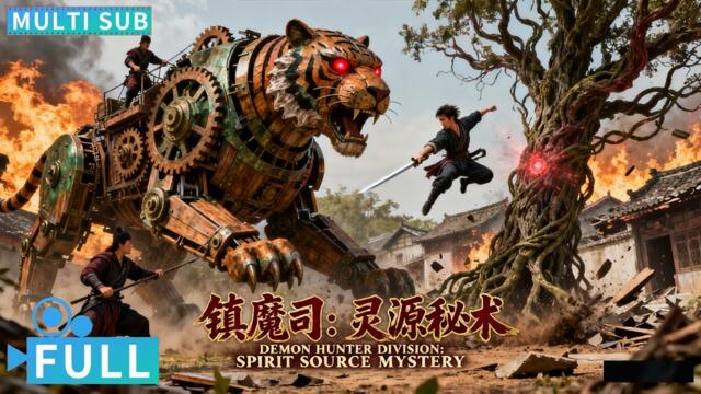 【Multi Sub】《镇魔司：灵源秘术/ Demon Sealer Bureau》 东方超魔幻机甲超燃打斗 唐门秘术机关巨兽尽显锋芒高能斩妖丨#电影 #腾讯视频 #玄幻电影