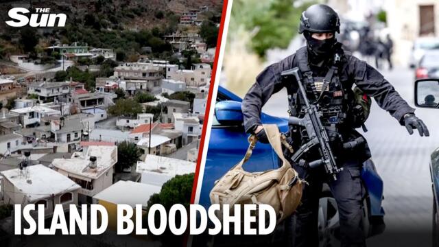 Manhunt for five gunmen in Brit tourist hotspot after two shot dead in village