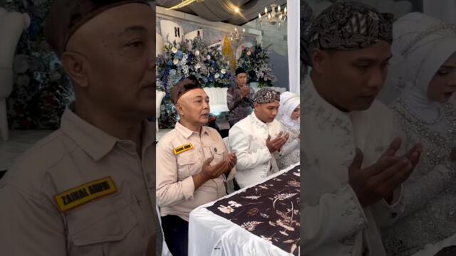 Moment Akad Nikah Azis dan Nadhila