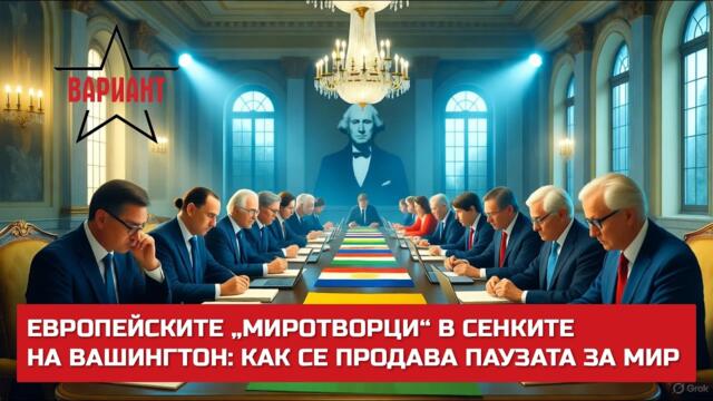 ЕВРОПЕЙСКИТЕ „МИРОТВОРЦИ“ В СЕНКИТЕ НА ВАШИНГТОН: КАК СЕ ПРОДАВА ПАУЗАТА ЗА МИР,  Вариант #684