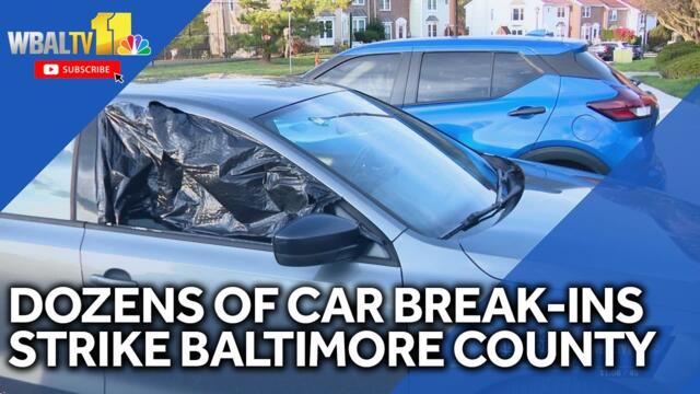 Trail of damage left behind after over a dozen car break-ins