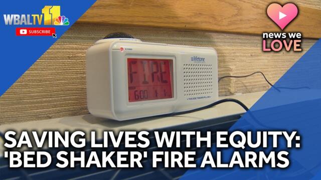 Free 'bed shaker' fire alarms alert the hard of hearing