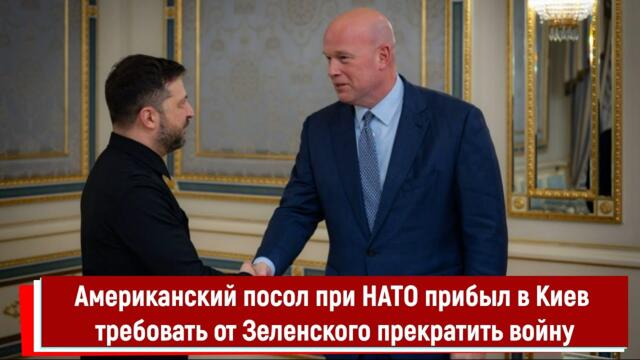 Американский посол при НАТО прибыл в Киев требовать от Зеленского прекратить войну