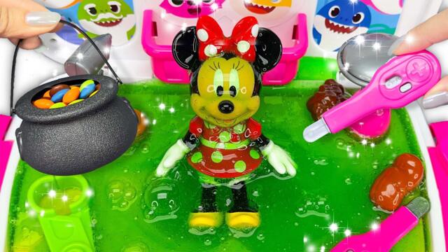 Minnie Mouse 2025🎀 Set Unboxing del maquillaje rosa de Minnie, colección de juguetes Disney