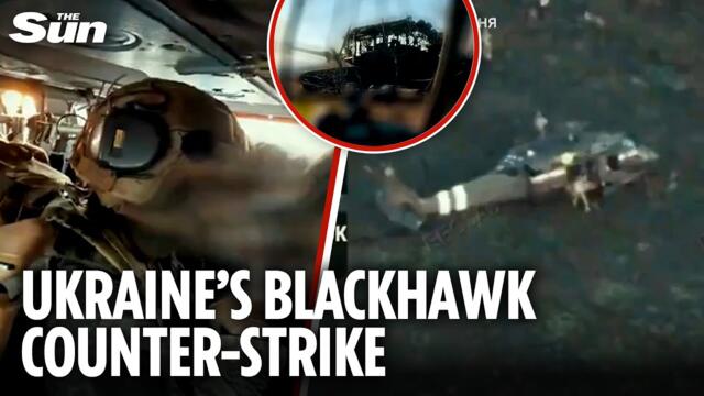 Ukraine deploys BLACKHAWK helicopter to Pokrovsk to end major assault by Putin's forces moving north