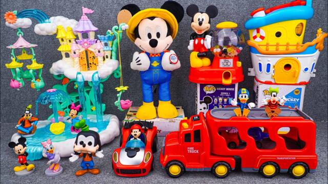 Satisfying with Unboxing Disney Mickey Mouse Red Car Playset | Review Toys ASMR