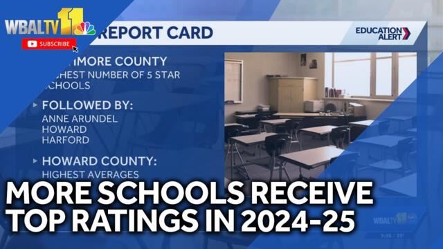 More Maryland schools earn 4 or 5 stars