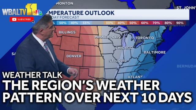 Weather Talk: What will the weather pattern be over the next 10 days?