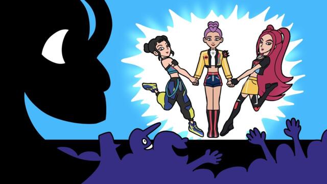 The KPOP Demon Hunters (Powerpuff Girls Intro)