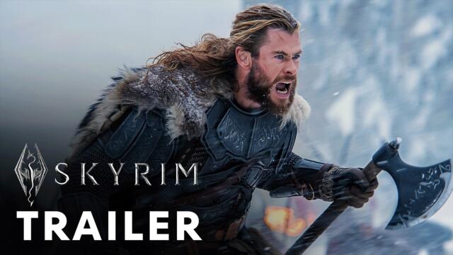 Skyrim (2025) - First Trailer | Chris Hemsworth, Megan Fox, Dwayne Johnson | Concept