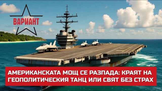 АМЕРИКАНСКАТА МОЩ СЕ РАЗПАДА: КРАЯТ НА ГЕОПОЛИТИЧЕСКИЯ ТАНЦ ИЛИ СВЯТ БЕЗ СТРАХ,  Вариант #687