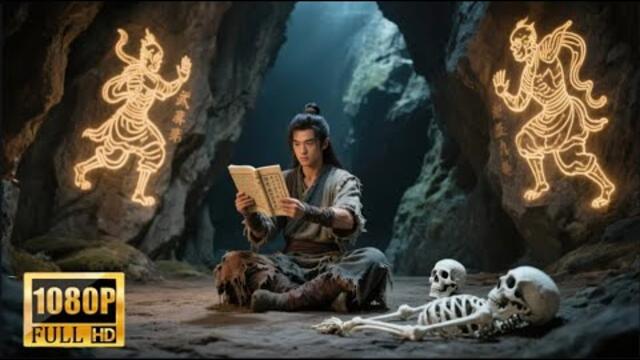 【武俠電影】小夥被被山頂的骷髏砸中，沒想到意外發現武功秘籍，練成神功成為最強高手！！| Kung Fu | 功夫 | 動作片 | 武俠片 | 碧血剑 |金庸