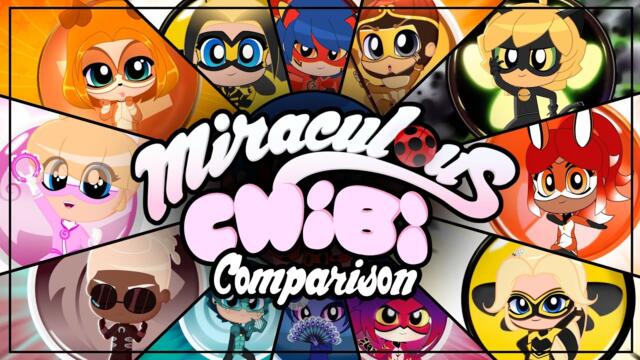 MIRACULOUS CHIBI All Transformations Comparison || Original Vs Chibi